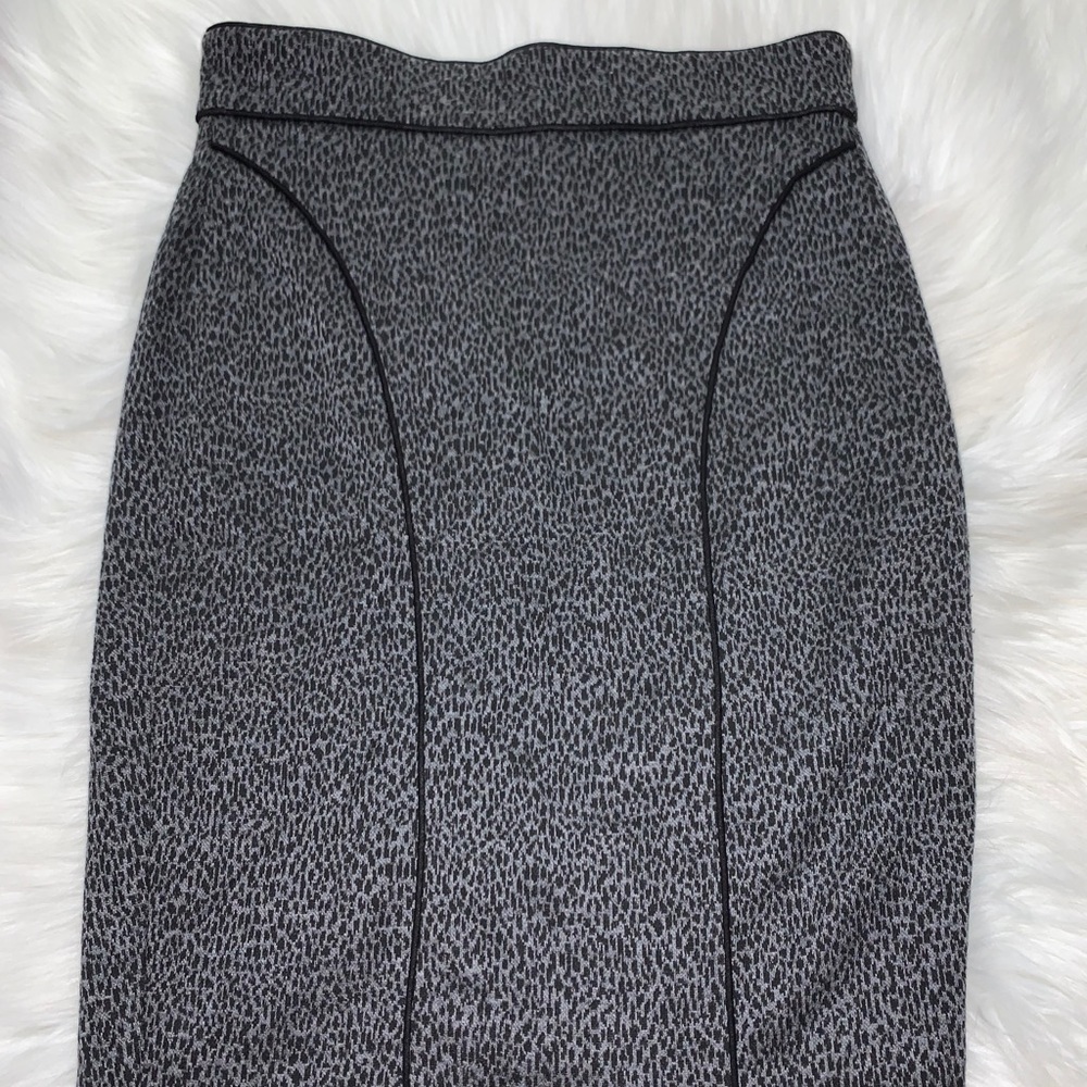 Grey/Black cheetah print skirt